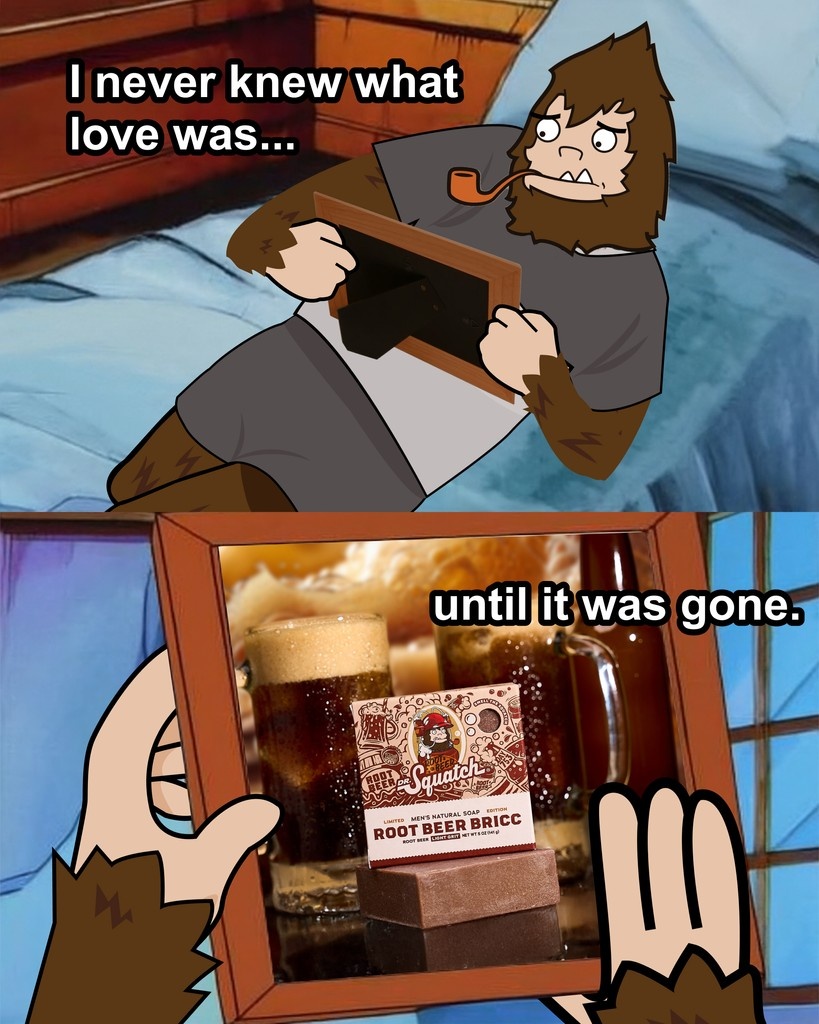 If this post on Instagram gets 5,000 likes, we'll bring it back 👀 #rootbeerbricc

instagram.com/drsquatch/