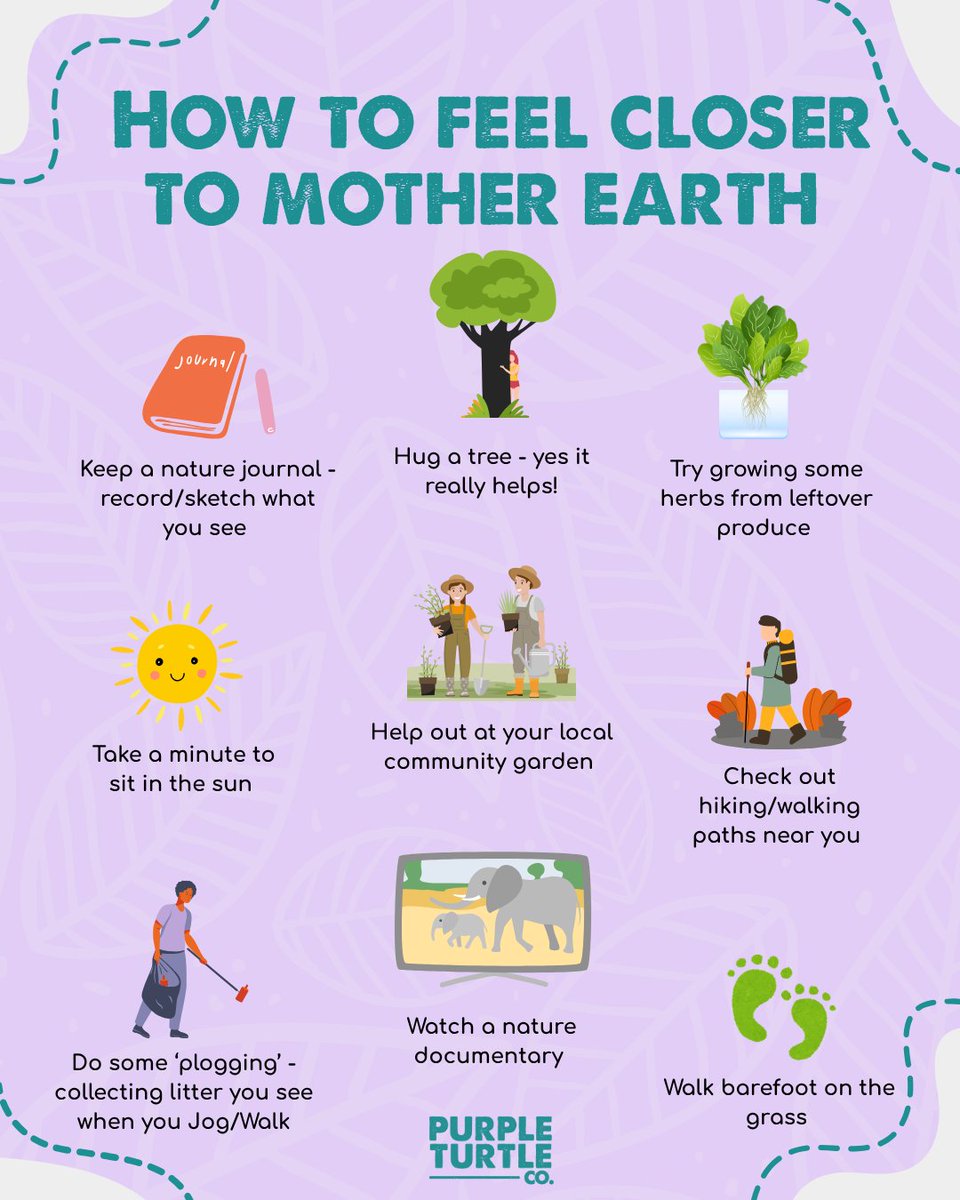 Craving a deeper connection with the natural world? It’s easier than you think to feel closer to Mother Earth 🌍✨

Which one will you try first?💚

#FeelCloserToNature #ReconnectWithEarth #SustainableLiving