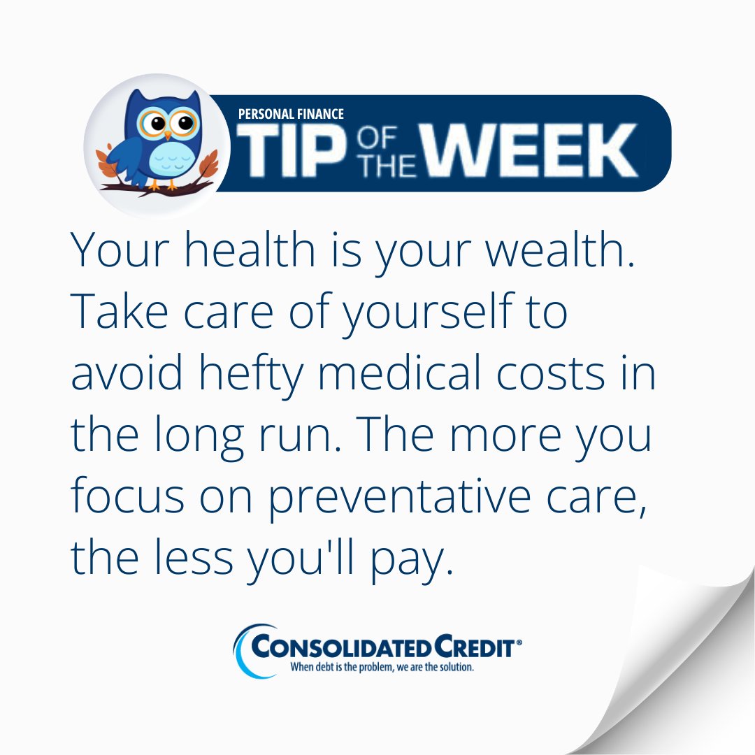 💡TipOftheWeekContest #WINMoney
❤️‍, share &amp; invite others to follow us for a chance to win $50 monthly!

Out-of-pocket medical expenses are a leading cause of #debt problems. 👉This free guide helps keep #healthcare costs low:ow.ly/wXme50WjW2Z

#DebtSucks ☎️844-450-1789