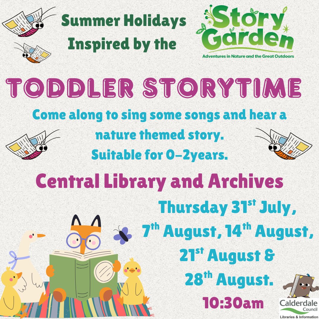 CMBClibraries's tweet image. As the holiday's approach and our term time events take a break we are mindful of the little ones who visit us regularly.
To support this Brighouse Library and Central Library and Archives will be hosting some sessions aimed at 0-2 year olds, to keep the singing going.