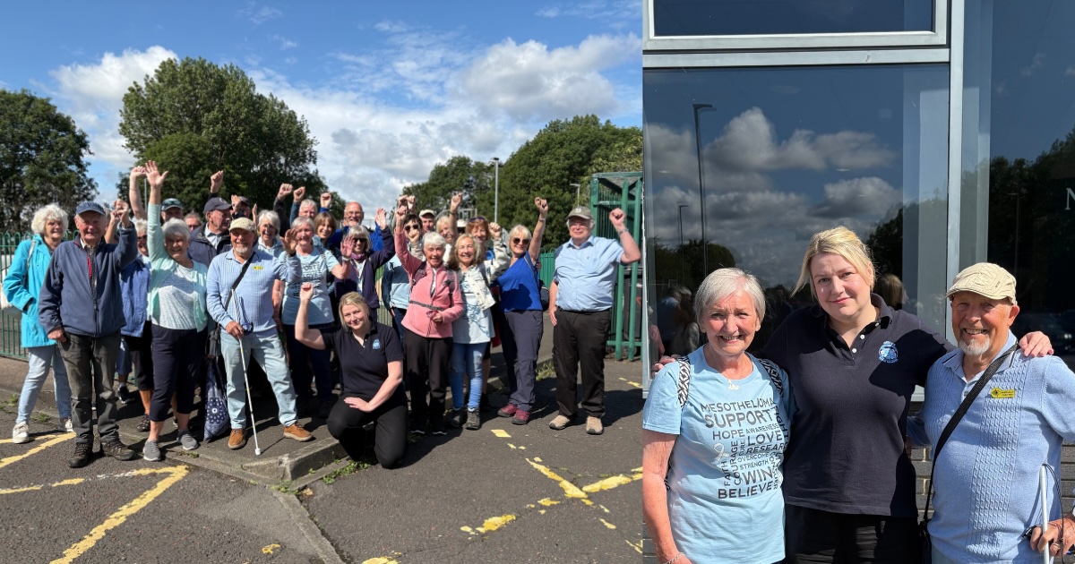 Mesouk's tweet photo. 💙 Huge thanks to everyone who marked #AMD2025 - went blue on socials or took part in a #bluelightwalk like our brilliant clinical nurse specialists, Lyndsey and Helen💙
Help make a difference — donate here: https://t.co/PNIgPhgExg https://t.co/eO6uS4vT8W