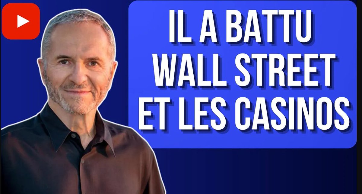 Thorp, plusieurs vies en une seule ! 

💥Une vie marquée par les math, avec lesquels 
💪Il a battu les casinos 
💪💪Il a battu le marché boursier

➡️Son histoire 👇
youtu.be/T7cs9G0aqBM