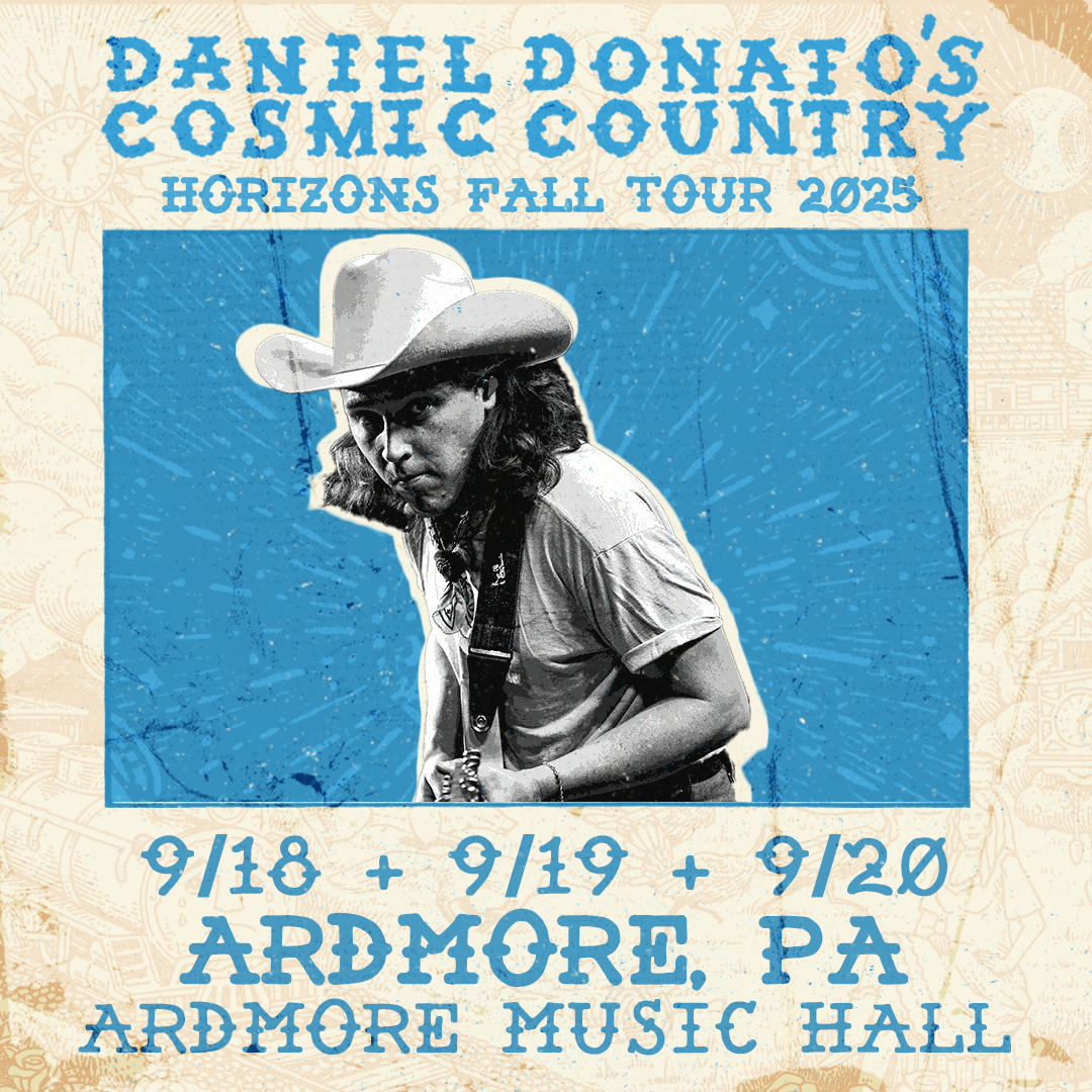 Daniel Donato's Cosmic Country goes supernova on Philly for 3 nights this September 🪕💫
-
🎟️ tixr.com/pr/h/150394