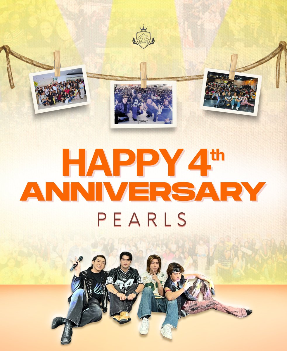 [💛]

4 Years of Sparkle, Stories, and Solidarity ✨

From moments to memories, thank you for being part of this incredible journey.

Happy 4th Anniversary, Pearls!

4YEARS OF PEARLSCAPADE
<a href="/PressHitPlay/">Press Hit Play Official</a>
#PRESS_HIT_PLAY
#PHPPearls4thAnniv
#PHPPearlScapade