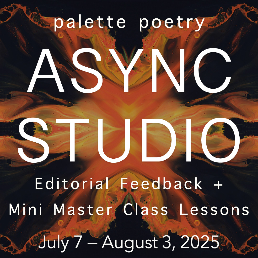 PalettePoetry's tweet image. With the objective of demystifying the craft of poetry and the field of publication, we warmly invite you into our Summer Async Studio, a program aimed to educate and provide new inspiration and direction for your poetry!
Learn more: palettepoetry.com/async-studio/