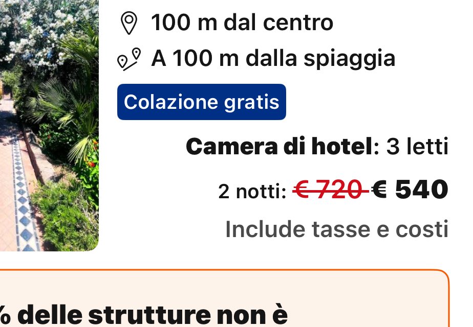 In quell’angolo più bello del mondo 🌍, dove vado abitualmente, ho trovato questa offerta per il prossimo WE.
Hanno cambiato gestione e ora cambieranno anche i loro ospiti.