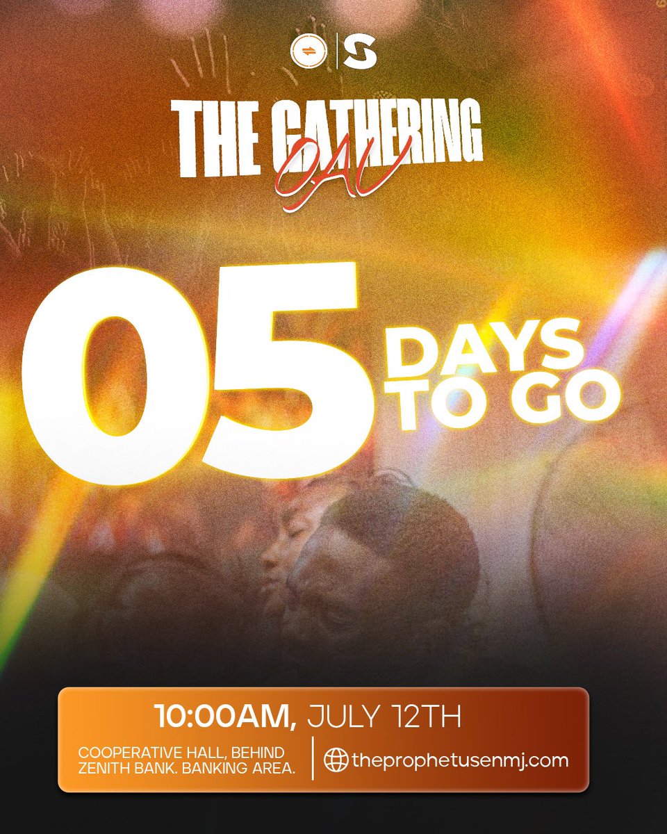 themaninileife's tweet image. 5 more days OAU! 

The Prophet Usen MJ is coming for you! 
It is your season, it is your time. 
Your life will be changed forever. 

Date: 12th July, 2025 
Venue: Cooperative Hall, Behind Zenith Bank, Banking Area, Obafemi Awolowo University Campus 
Time: 10am

#theprophetusenmj…