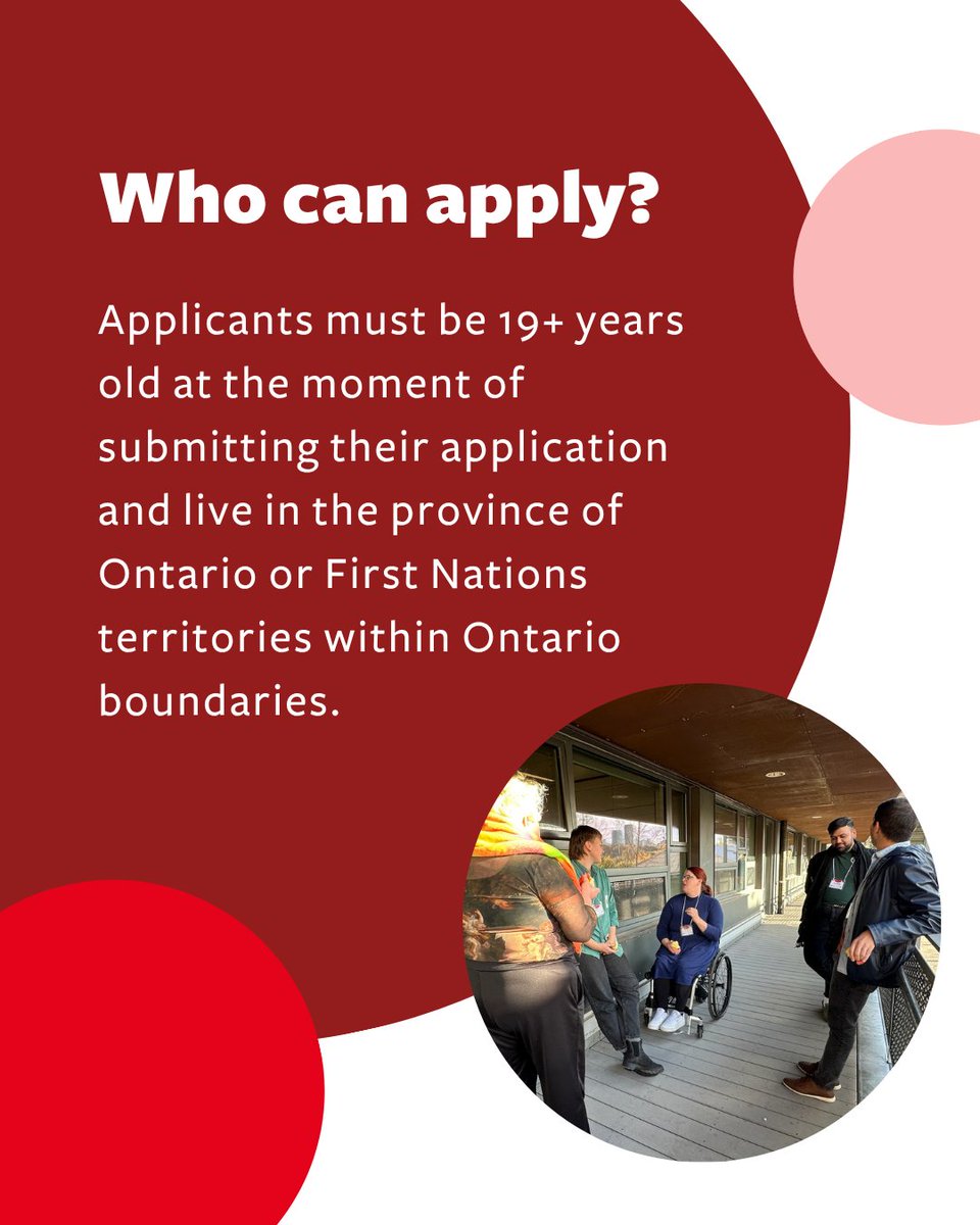 Ontario Community Changemakers is back! We want to hear your bold ideas for transforming your community.  Want a chance at $5000 to implement your community project? Applications are now open for Year 5 of OCC, closing August 25 at 5:00 pm ET.

🔗Apply at ontariocommunitychangemakers.org