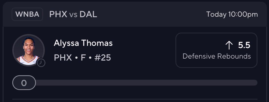 AT typaaaa day ☀️

#GamblingTwitter #GamblingX #Prizepicks #WNBA