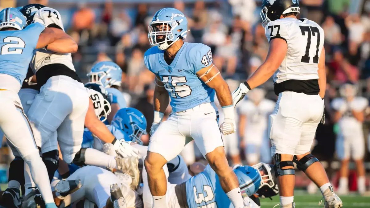 Luca Smith (@smithluca77) on Twitter photo After an amazing conversation with <a href="/CoachCivs/">Jay Civetti 🐘</a> I am blessed to announce that I have received my 3rd offer from <a href="/FootballTufts/">Tufts University Football</a> #AGTG✝️
<a href="/CoachRynne/">Scott Rynne</a> <a href="/CoachMacTufts/">Mike MacDonald</a> <a href="/Coach_Lopes/">Tino Lopes</a> <a href="/Coach_JoeMcD/">Joe McDonald</a> <a href="/Mike_Dietrich2/">Michael Dietrich</a> <a href="/Chaminade_FB/">Chaminade Flyers Football</a> <a href="/coache57/">Tom Elder</a> <a href="/CoachClaro/">Tom Claro</a> After an amazing conversation with <a href="/CoachCivs/">Jay Civetti 🐘</a> I am blessed to announce that I have received my 3rd offer from <a href="/FootballTufts/">Tufts University Football</a> #AGTG✝️
<a href="/CoachRynne/">Scott Rynne</a> <a href="/CoachMacTufts/">Mike MacDonald</a> <a href="/Coach_Lopes/">Tino Lopes</a> <a href="/Coach_JoeMcD/">Joe McDonald</a> <a href="/Mike_Dietrich2/">Michael Dietrich</a> <a href="/Chaminade_FB/">Chaminade Flyers Football</a> <a href="/coache57/">Tom Elder</a> <a href="/CoachClaro/">Tom Claro</a>
