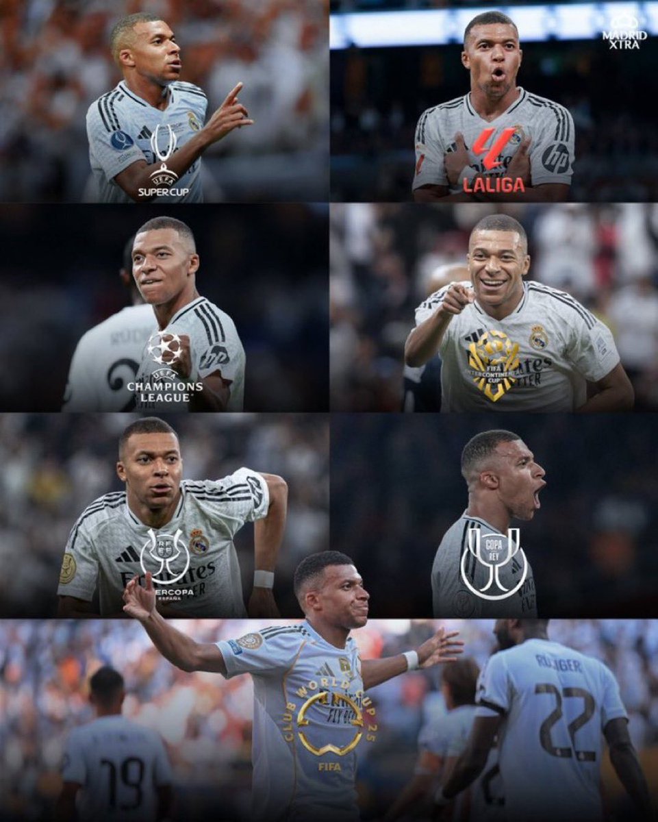 MadridistaAlMax! (@madridistaalmax) on Twitter photo Kylian Mbappé, el único crack en toda la historia del Real Madrid que ha clavado goles en siete torneos diferentes ⚽🔥, ¡y todavía hay quien dice que es un fiasco y el culpable de todo! 😜🙈
<a href="/KMbappe/">Kylian Mbappé</a> #HalaMadrid Kylian Mbappé, el único crack en toda la historia del Real Madrid que ha clavado goles en siete torneos diferentes ⚽🔥, ¡y todavía hay quien dice que es un fiasco y el culpable de todo! 😜🙈
<a href="/KMbappe/">Kylian Mbappé</a> #HalaMadrid