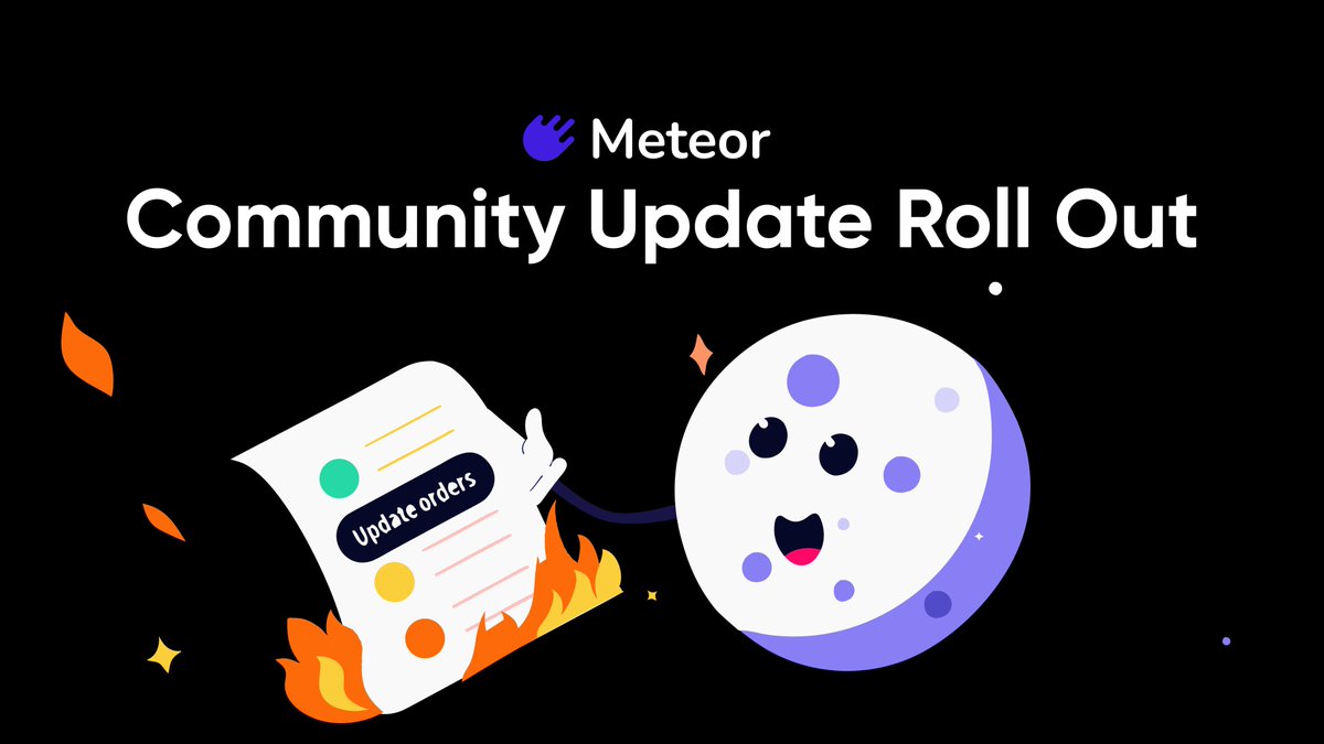 MeteorWallet's tweet image. We've been quietly building, and the community update is here as planned.
This week, we'll share updates on Meteor Wallet, the App, Harvest Moon, Mastercard, and on/off ramps.🏧
Get ready for the MOON!🌓