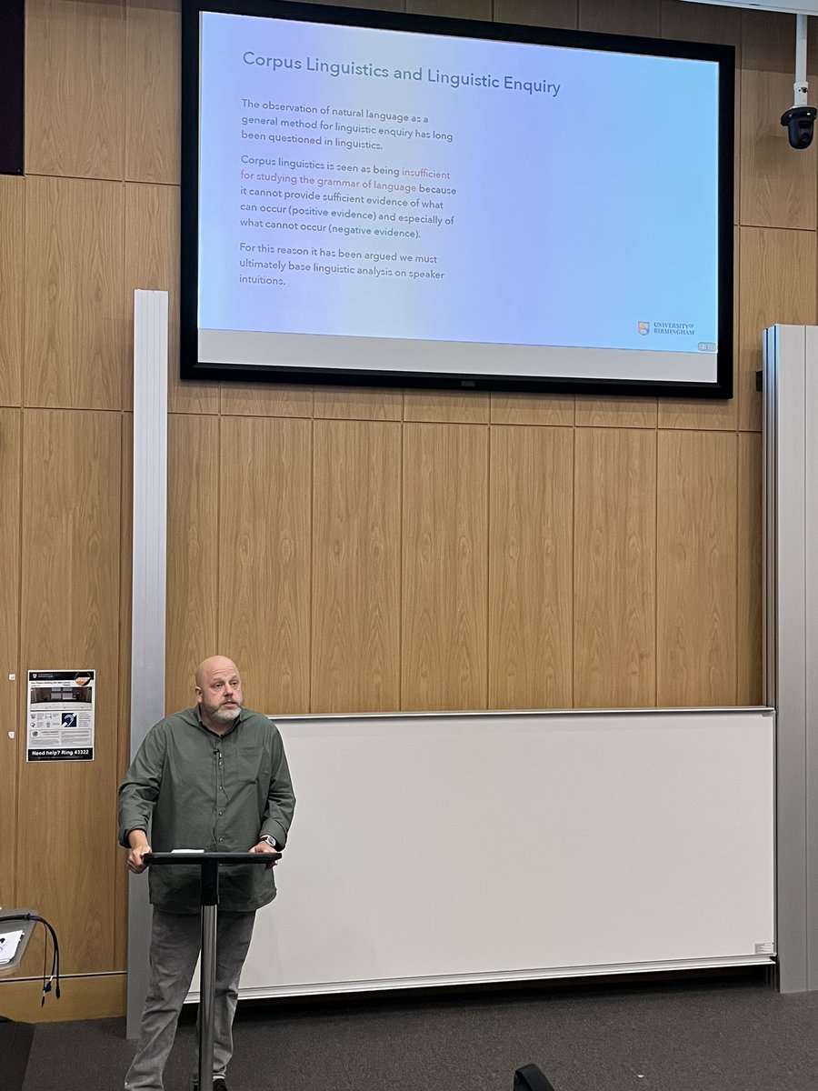 CCR (@ccr_uob) on Twitter photo The Sinclair Lecture has started! This year, it is delivered by <a href="/JWGrieve/">Jack Grieve</a> and is titled 'Corpus linguistics is all you need: Large language models and the legacy of John Sinclair'. #SinclairLecture #ccrss25 The Sinclair Lecture has started! This year, it is delivered by <a href="/JWGrieve/">Jack Grieve</a> and is titled 'Corpus linguistics is all you need: Large language models and the legacy of John Sinclair'. #SinclairLecture #ccrss25