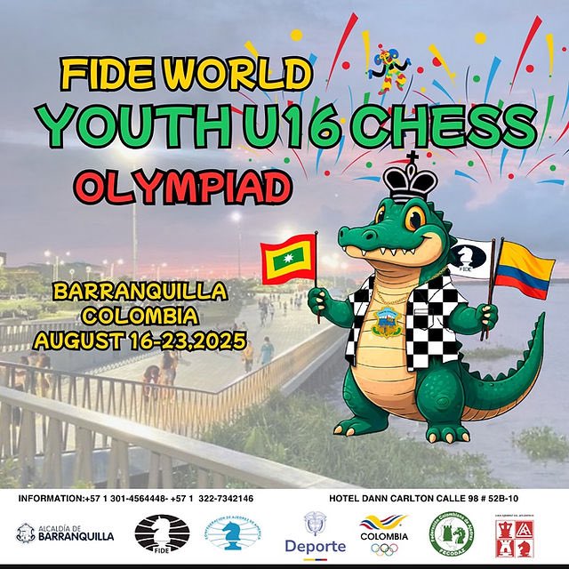 Another fantastic piece of news, WICF-Chessable Scholar, Lily Duarte, qualified for the U16 Chess Olympiad to represent Mexico ♟️🇲🇽❤️

An amazing day for WICF-Chessable Scholar accomplishments!