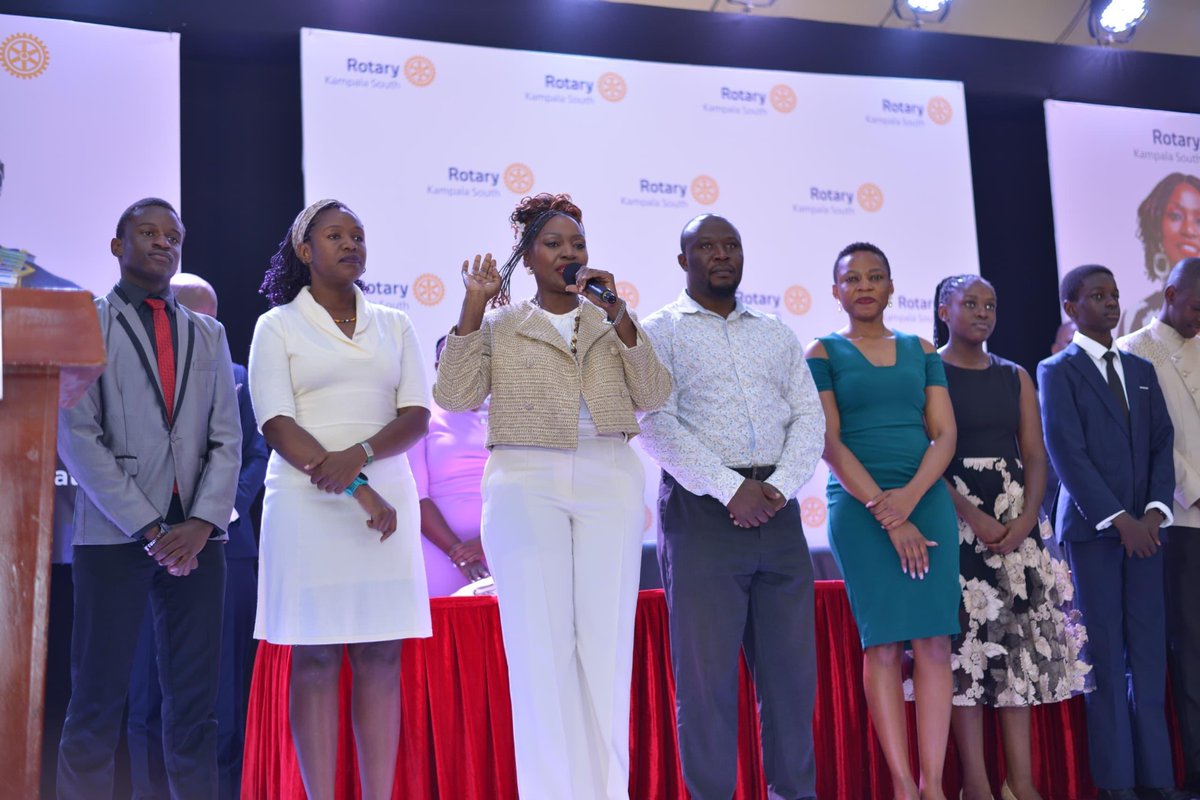 District Conference 101 (@discon101) on Twitter photo Geoffery Martin Kitakule, the District Governor, officially swears in Namutebi Faridah as the new President of the <a href="/KampalaSouth/">KlaSouth Rotary Club</a>.
This moment marks the beginning of a new chapter of leadership, service, and impact. Geoffery Martin Kitakule, the District Governor, officially swears in Namutebi Faridah as the new President of the <a href="/KampalaSouth/">KlaSouth Rotary Club</a>.
This moment marks the beginning of a new chapter of leadership, service, and impact.