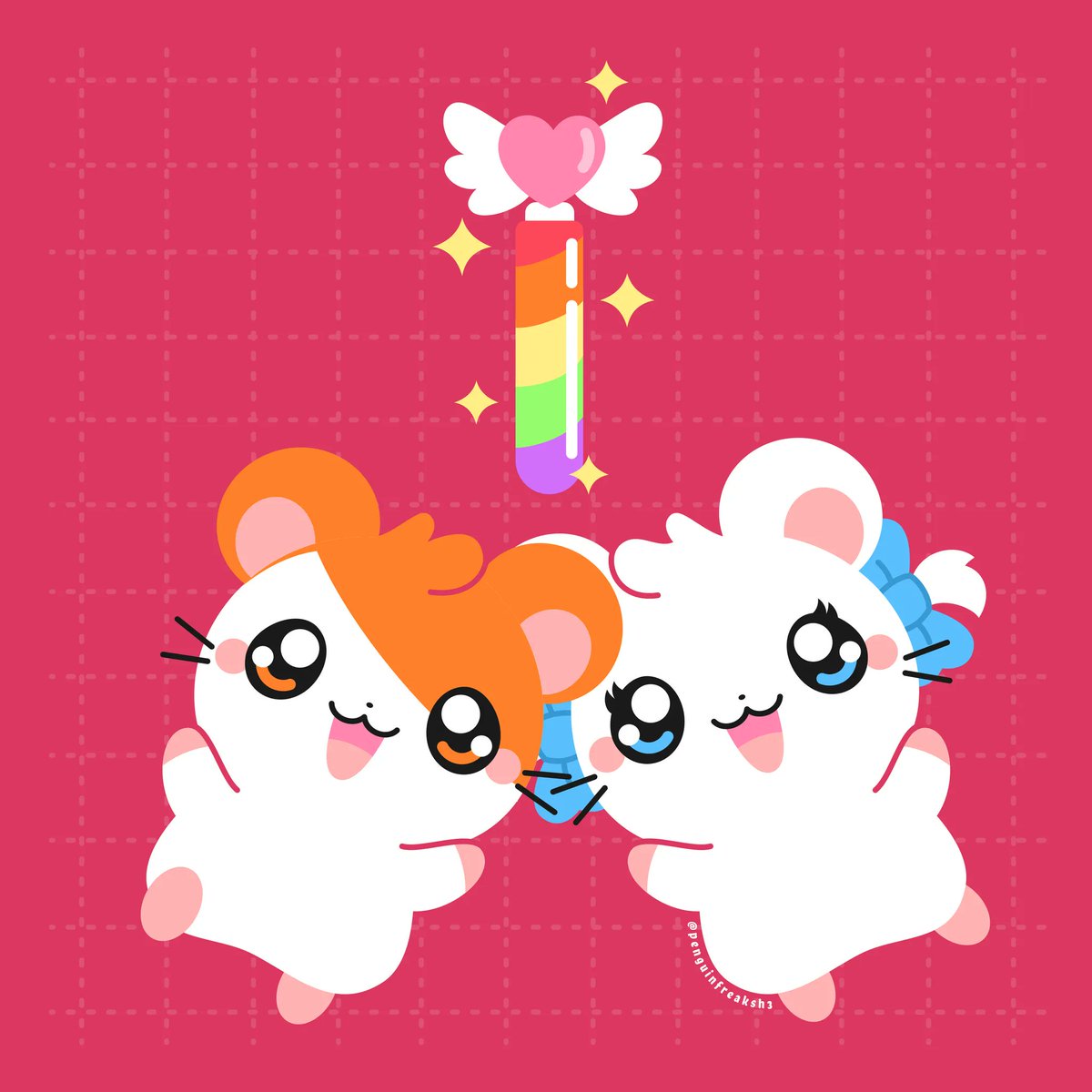 penguinfreaksh3's tweet photo. Hamtaro premiered 25 years ago today! 🐹💖
#hamtaro #hamhams #hamha https://t.co/LQZvdZlpHZ