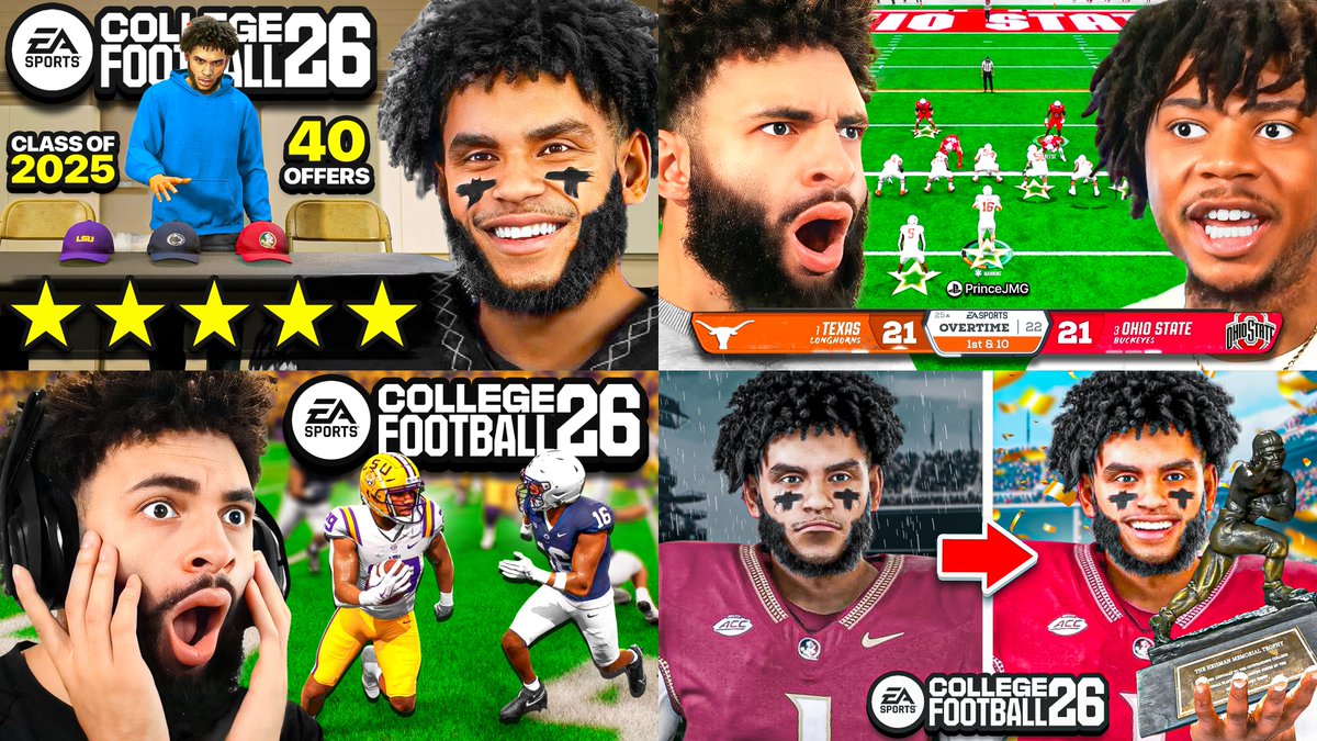 Come Shop College Football 26 Thumbnails!🏈🌟
Support is Appreciated!
#CollegeFootball26 #CFB26