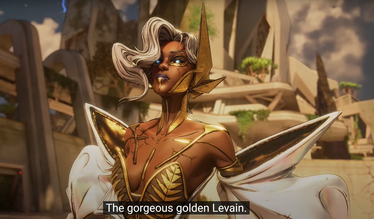Chadly_99's tweet image. We finally have a name for one of the new factions, the Electi. The gold lady, Levain, is the leader 🔥