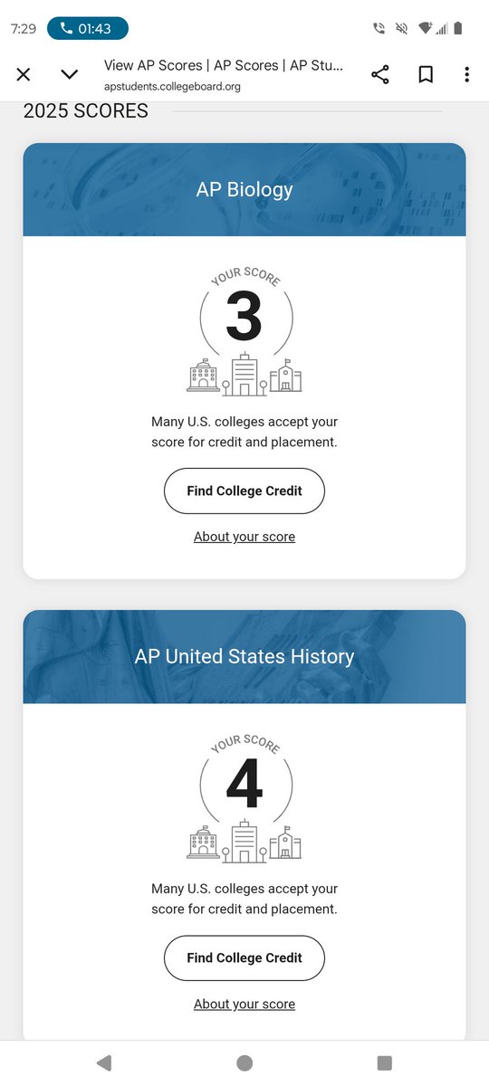 Great way to conclude a good weekend! Early this morning my AP Bio and AP US History exam scores came in. Extremely Happy to say I passed both and scored well on both! Was also 6/12 this weekend with 3 2Bs. The team went 4-1 and lost a hard fought battle in the championship.
