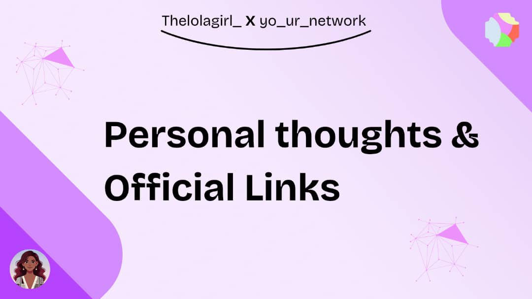 Thelolagirl_'s tweet photo. It is that easy with UR Network.
You no longer have to compromise access for your data.
Own rights to both and earn from it.
I have tasted regular VPNs and Your Network and I strongly recommend #URnetwork
To explore URnetwork further, I have provided official links.
Check below. โผ