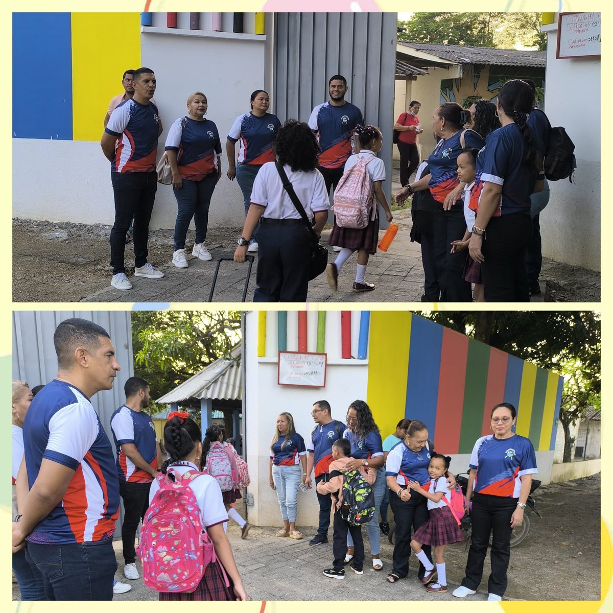 mariupetro's tweet photo. Cecilia de Lleras: Primaria 
Bienvenida a los estudiantes 
@kerguelenhugo @JUANCAVO @cecilialleras https://t.co/XGN7nE7Dfi