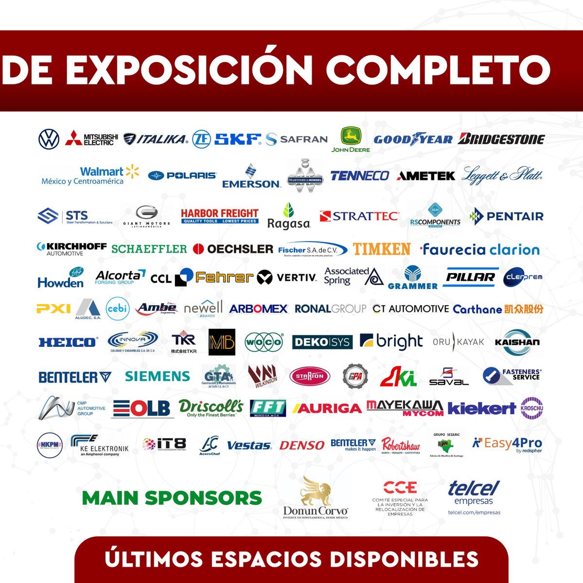 Canacintra Puebla (@canacintrap) on Twitter photo LA BOLSA DE NEGOCIOS MÁS GRANDE DE LA INDUSTRIA EN MÉXICO – ACCEDE A MÁS DE 1000 REQUERIMIENTOS DE COMPRA.
🚀 ¡Ahora es el momento de hacer crecer tu negocio!
Ofrece tus productos y servicios a nuevas empresas 🏭🤝.
Participa en el evento que te conecta con nuevas oportunidades LA BOLSA DE NEGOCIOS MÁS GRANDE DE LA INDUSTRIA EN MÉXICO – ACCEDE A MÁS DE 1000 REQUERIMIENTOS DE COMPRA.
🚀 ¡Ahora es el momento de hacer crecer tu negocio!
Ofrece tus productos y servicios a nuevas empresas 🏭🤝.
Participa en el evento que te conecta con nuevas oportunidades