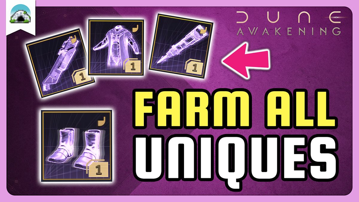 PixelcaveGaming's tweet image. While exploring the sights and sounds of Mysa Tarill & O’odham in #DuneAwakening, why not pick up a few Unique Schematics as well? Follow our guide!
▶️ youtube.com/watch?v=SdEJrm…
@DuneAwakening