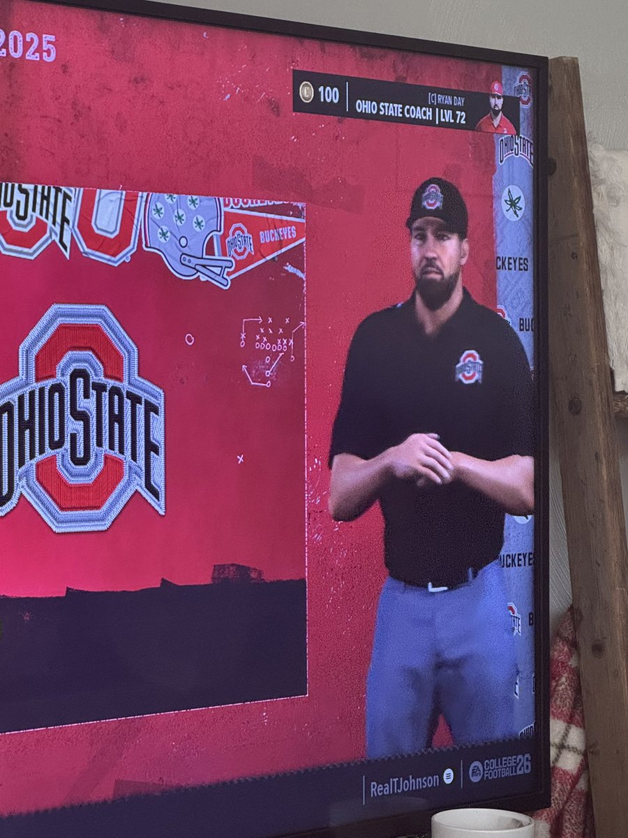 TheSG_Podcast's tweet image. Ryan Day in EA Sports College Football 26.