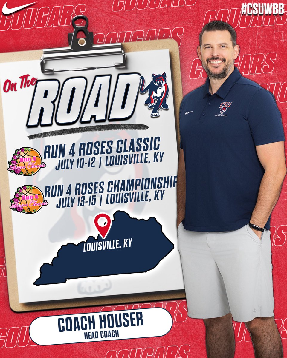 Matt Houser (@coachhouser) on Twitter photo ON THE ROAD 🚘LOOKING FOR FUTURE COUGARS‼️🐾🐾
Send me your schedules! ⬇️⬇️⬇️⬇️
#CSUWBB #GoCSU #Family #Recruits ON THE ROAD 🚘LOOKING FOR FUTURE COUGARS‼️🐾🐾
Send me your schedules! ⬇️⬇️⬇️⬇️
#CSUWBB #GoCSU #Family #Recruits