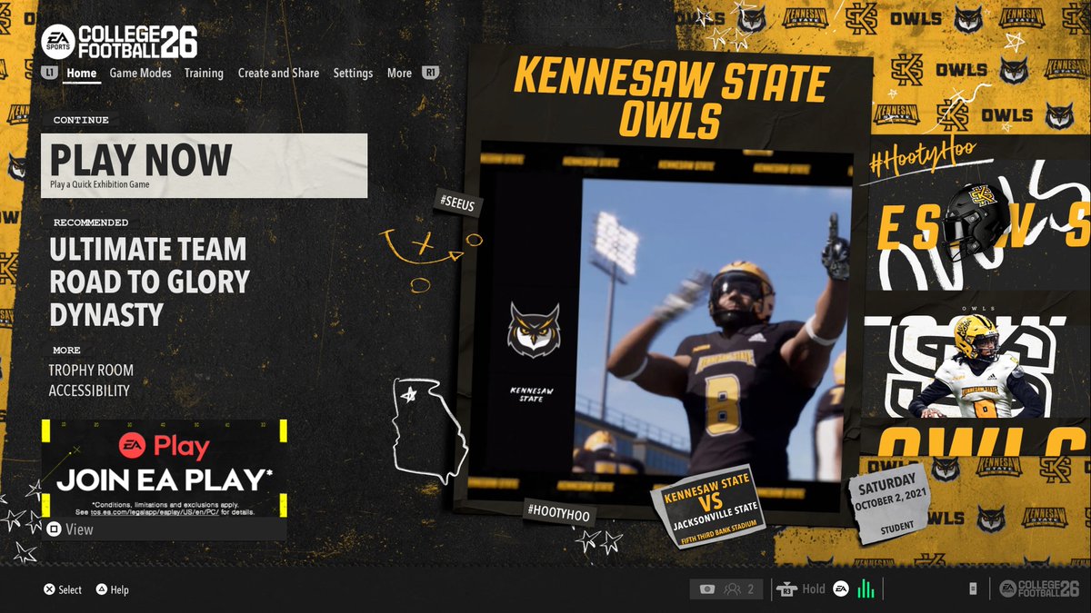 It's absolutely that time 🎮🦉

#CFB26 x #HootyHoo