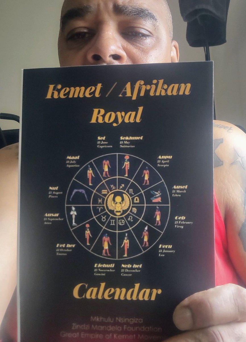 GEK_movement's tweet image. The Kemet Afrikan Royal Calendar book is available in English, Kiswahili and French for the diaspora. Go to gekdiaspora.com for your copy and begin your journey back to Nature!