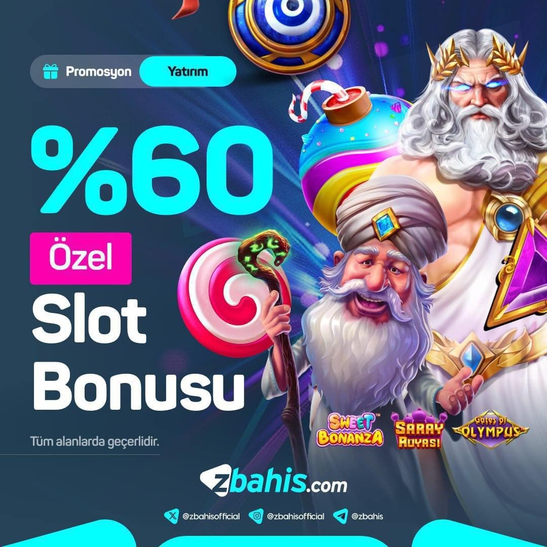 ⭐ZBAHİSCOM %60 ÖZEL SLOT BONUSU‼️

⭐ZBAHİS'te  minimum 100₺ yatırım yap ve %60 Özel Slot bonusu ile her gün günlük 300 freespin'i kap!

🎁 Freespinleriniz Gates Of Olympus, Saray Rüyası ve Sweet Bonanza oyununda geçerlidir.

⭐cutt.ly/zbahis ⭐