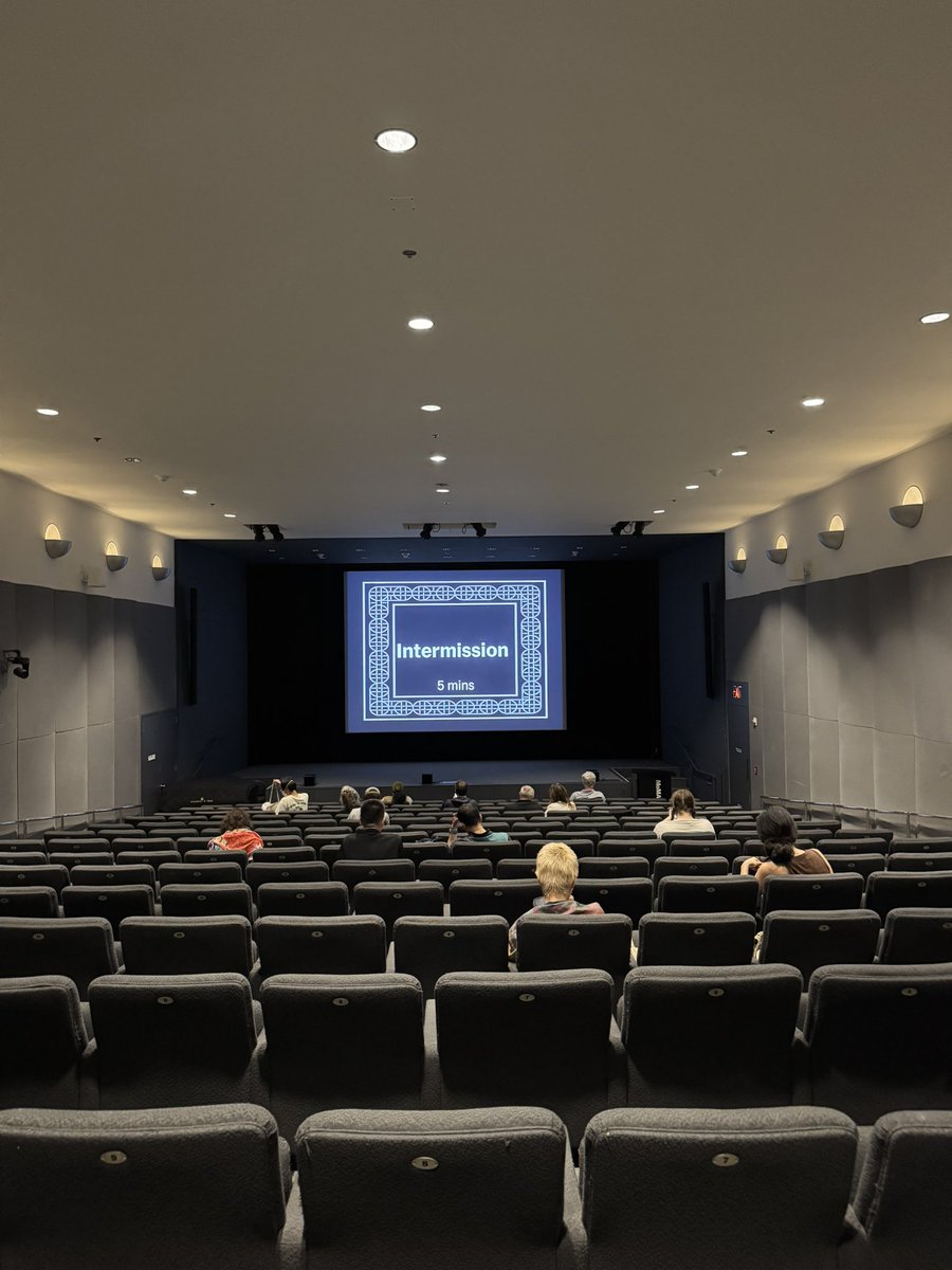 Jee_vuh's tweet image. Watched all 8.5 hours of TAIGA at @MuseumModernArt yesterday (my fourth movie of the year with a runtime over five hours lol). Here’s the skeleton crew of brave moviegoers who made it all the way to the end.