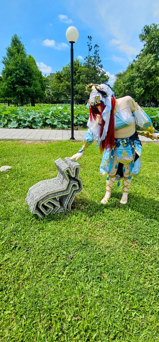 nightmayhui_kig's tweet photo. 我的出展冒險~雲林虎尾科大_雲緣起-雲林動漫祭~
角色_妮露~
P07~
練功場?!~ 🤔
#雲緣起 #YF07 #雲緣起YF07 #kigurumi #着ぐるみ #cosplay #妮露 #原神 #GenshinImact https://t.co/G3ks4rdODa