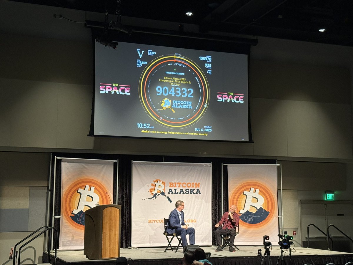 The Space (@spacedenver) on Twitter photo Congressman <a href="/RepNickBegich/">Congressman Nick Begich</a> went on stage at Bitcoin Alaska and kept talking about how cool The Space is.
It’s true. Congressman <a href="/RepNickBegich/">Congressman Nick Begich</a> went on stage at Bitcoin Alaska and kept talking about how cool The Space is.
It’s true.