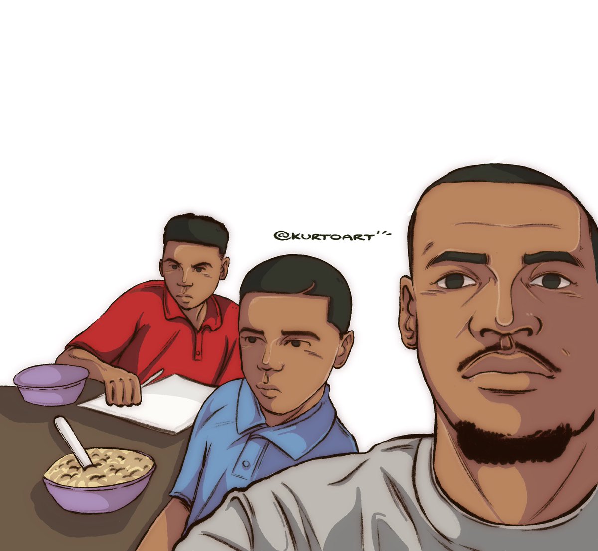 Up watching a lil Tom &amp; Jerry before we head to school