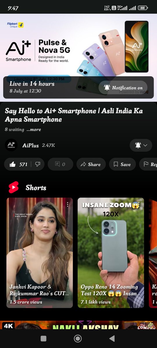 RAKESH Kumar ๐ฎ๐ณ (@rakeshk_95) on Twitter photo My Guess Prices-
Pulse:- โน4,999/-
Nova 5G:- โน7,999/-
Hope my guess prices are correctโ
#AiPlusSmartphone #Pulse #Nova5G #BuiltForIndia #MegaGiveaway
<a href="/MadhavSheth1/">Madhav Sheth</a> My Guess Prices-
Pulse:- โน4,999/-
Nova 5G:- โน7,999/-
Hope my guess prices are correctโ
#AiPlusSmartphone #Pulse #Nova5G #BuiltForIndia #MegaGiveaway
<a href="/MadhavSheth1/">Madhav Sheth</a>