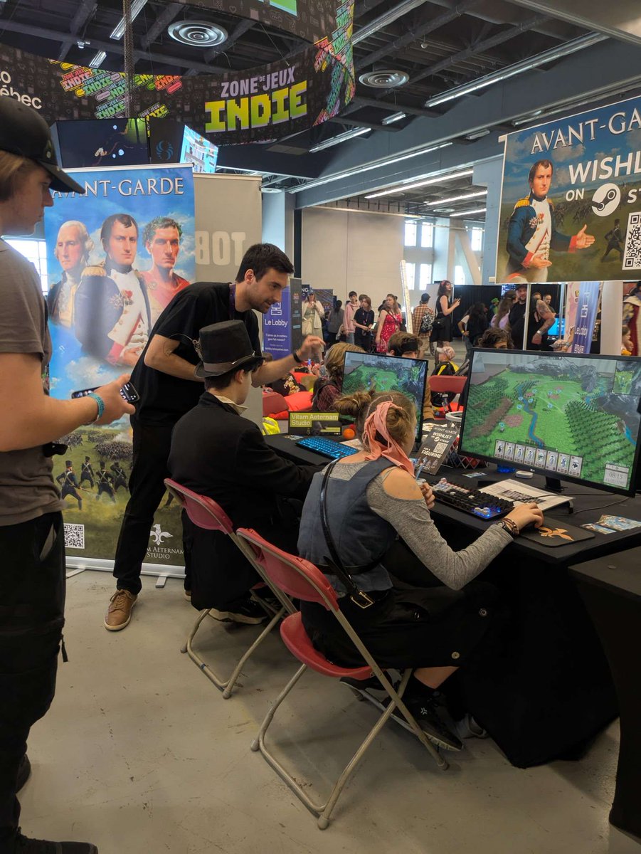 For the second year, you could try Avant-Garde at Commiccon Montréal! A big thank you to <a href="/LotoQuebec/">Loto-Québec</a>  for offering us a booth in the Indie Zone!This kind of initiative allows us to shine locally.

Thanks to everybody who came by our booth!