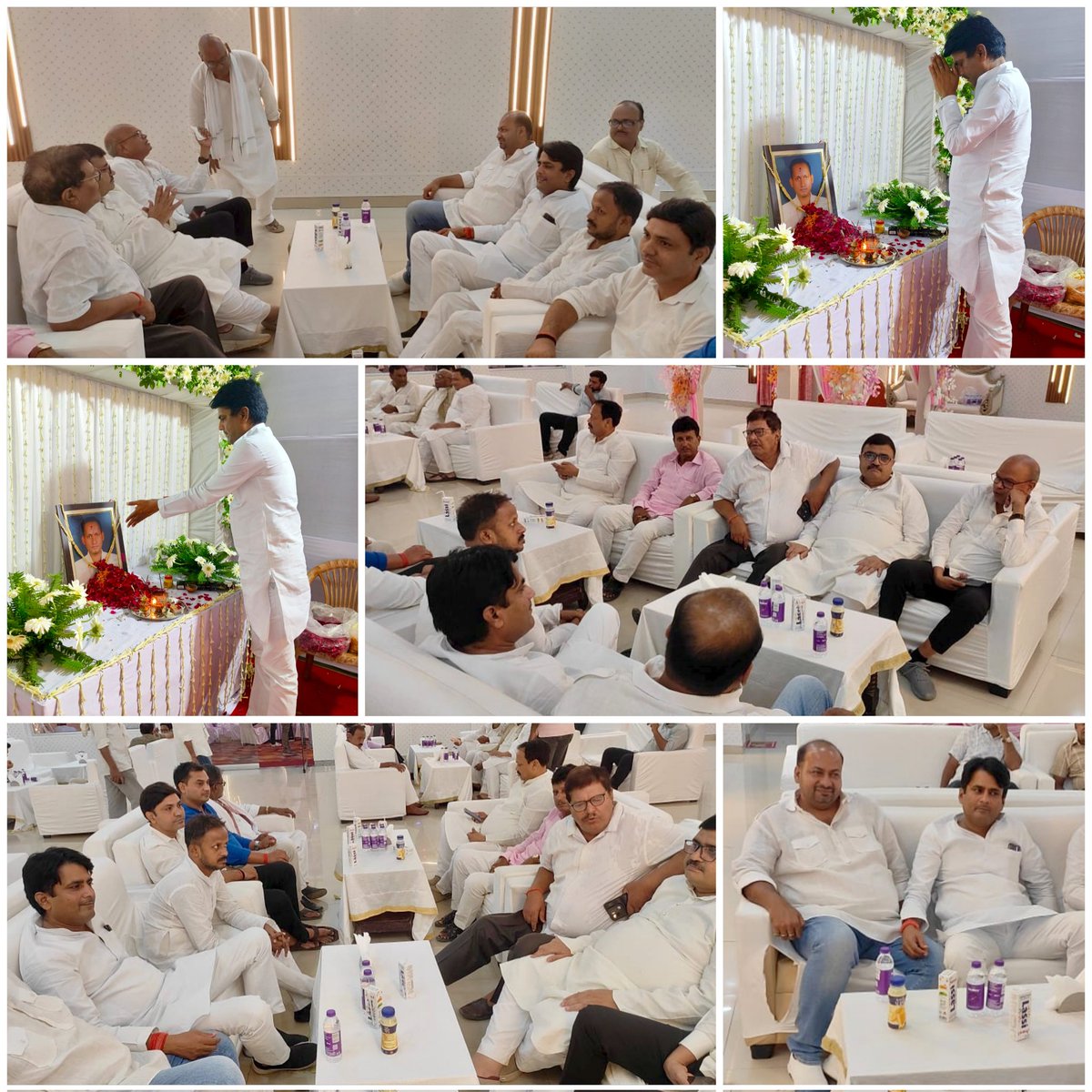 Kumar Ashish (@kumarashish_inc) on Twitter photo आज पटना (बोरिंग कैनाल रोड) में बिहार कांग्रेस खेल प्रकोष्ठ के अध्यक्ष प्रद्युम्न यादव जी के चाचा जी के श्रद्धांजलि समारोह में शामिल होकर दिवंगत आत्मा को श्रद्धांजलि अर्पित किया।
इस दौरान बिहार कांग्रेस के अध्यक्ष, बड़े भाई <a href="/rajeshkrinc/">Rajesh Kumar</a> जी व अन्य नेतागण मौजूद रहे। आज पटना (बोरिंग कैनाल रोड) में बिहार कांग्रेस खेल प्रकोष्ठ के अध्यक्ष प्रद्युम्न यादव जी के चाचा जी के श्रद्धांजलि समारोह में शामिल होकर दिवंगत आत्मा को श्रद्धांजलि अर्पित किया।
इस दौरान बिहार कांग्रेस के अध्यक्ष, बड़े भाई <a href="/rajeshkrinc/">Rajesh Kumar</a> जी व अन्य नेतागण मौजूद रहे।