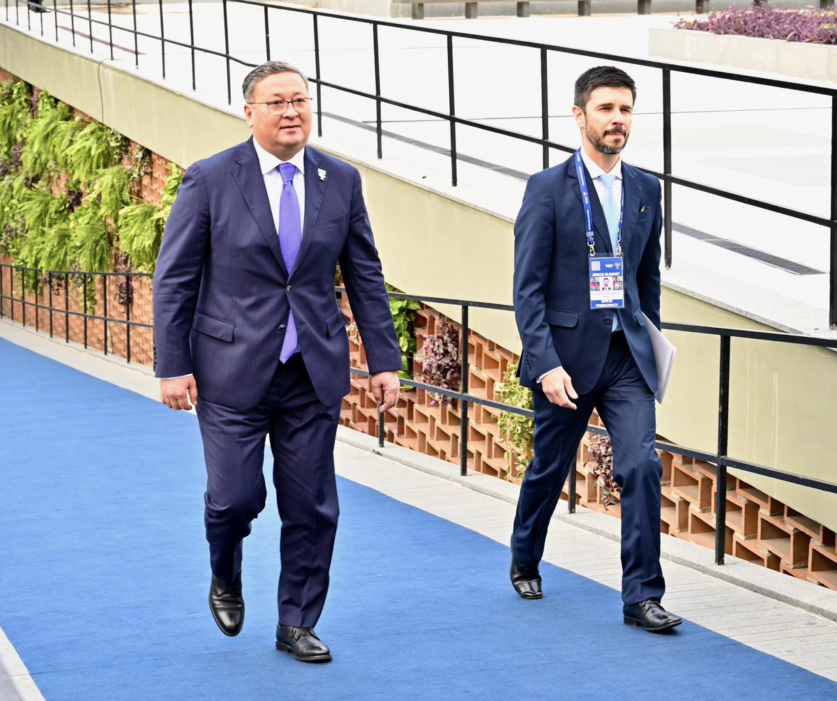 🔹 Deputy Prime Minister – Minister of Foreign Affairs of the Republic of Kazakhstan Murat Nurtleu represented for the first time Kazakhstan as a partner country at the 17th BRICS Summit.

🔗 gov.kz/memleket/entit…