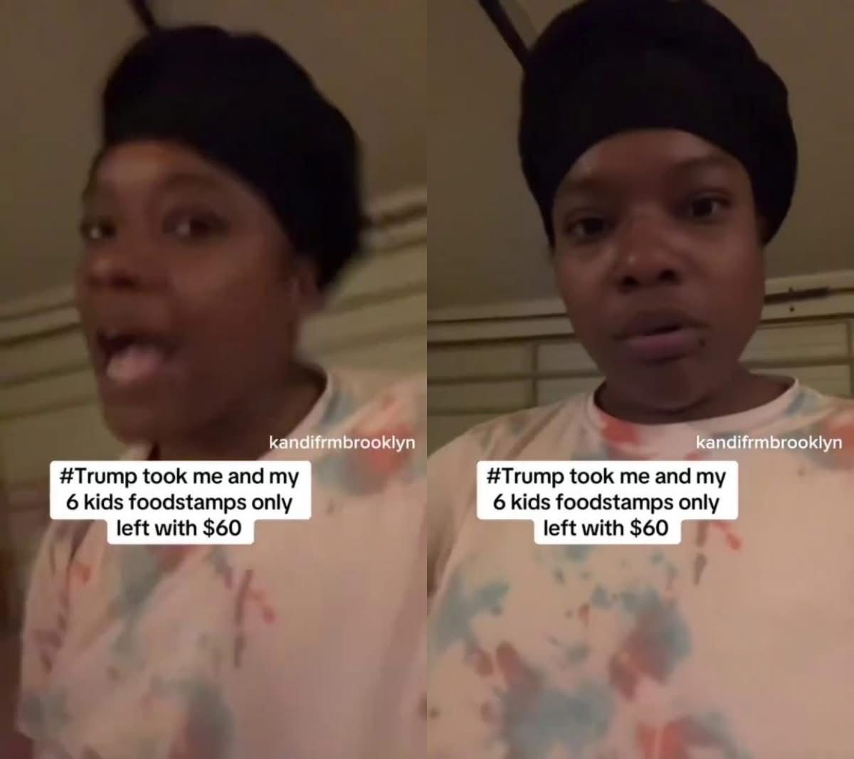 🚨 This woman is furious after being taken off EBT food stamps and losing her government benefits.

She admits she’s been living rent-free for 3 years with 6 kids, fully supported by taxpayers.

Now, reality hits:

“What me and my kids gonna do? I only got $60 in food stamps!