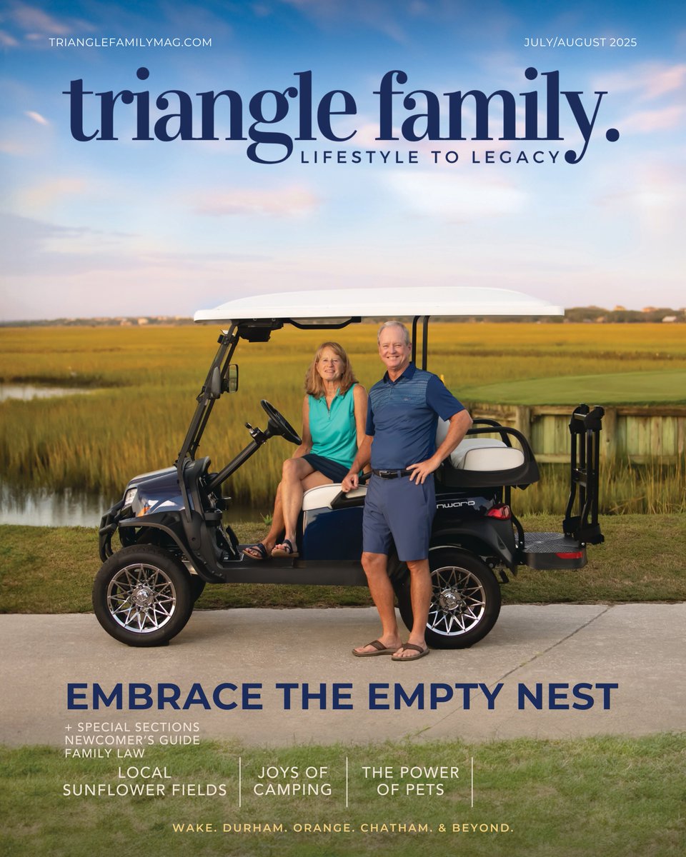 New Issue Alert!

Our July/August edition of Triangle Family is here and packed with local stories, upcoming events, and helpful tips for families across the Triangle.

Pick up your copy at Wegmans, Whole Foods, Harris Teeter, select Food Lions, and hundreds of other locations.