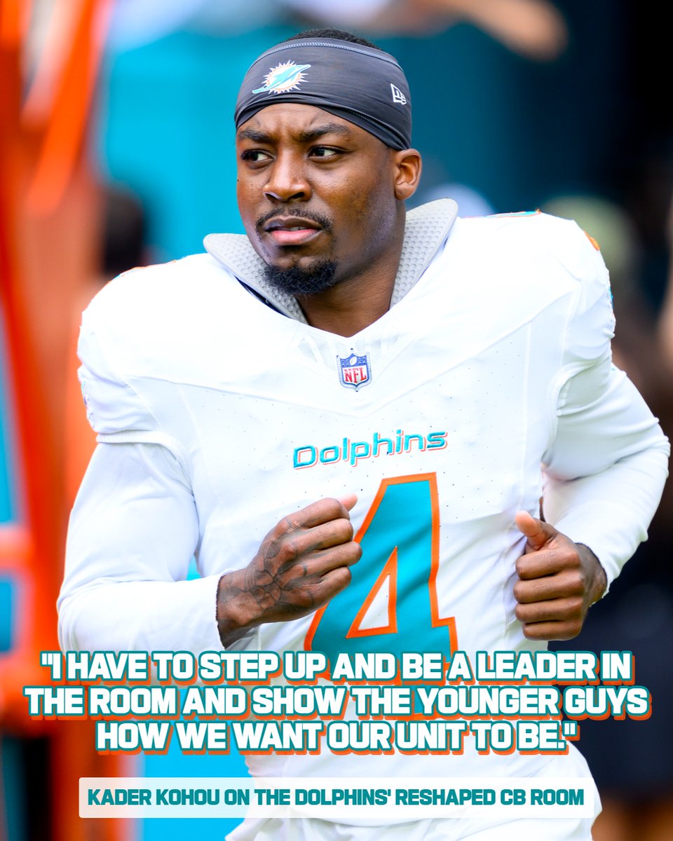 .<a href="/_kader___/">kader</a> 🇨🇮 is ready to lead the <a href="/MiamiDolphins/">Miami Dolphins</a> Secondary

nfl.com/news/kader-koh…