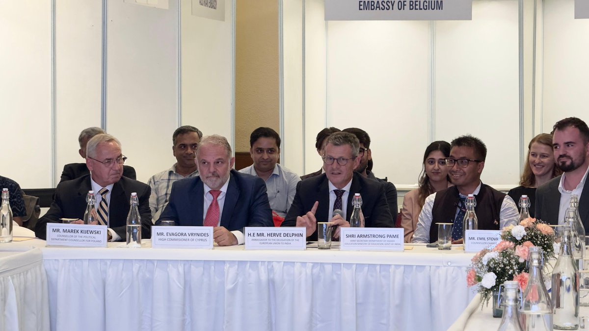EU_in_India's tweet photo. Erasmus+ Scholars 2025  

From classrooms in India to campuses across Europe, 101 bright minds begin a 2-year journey of learning, growth &amp; cultural exchange.  

Wishing them success, discovery &amp; unforgettable memories! 

#EUIndiaEkSaath

@EUErasmusPlus https://t.co/DTym4zuC94