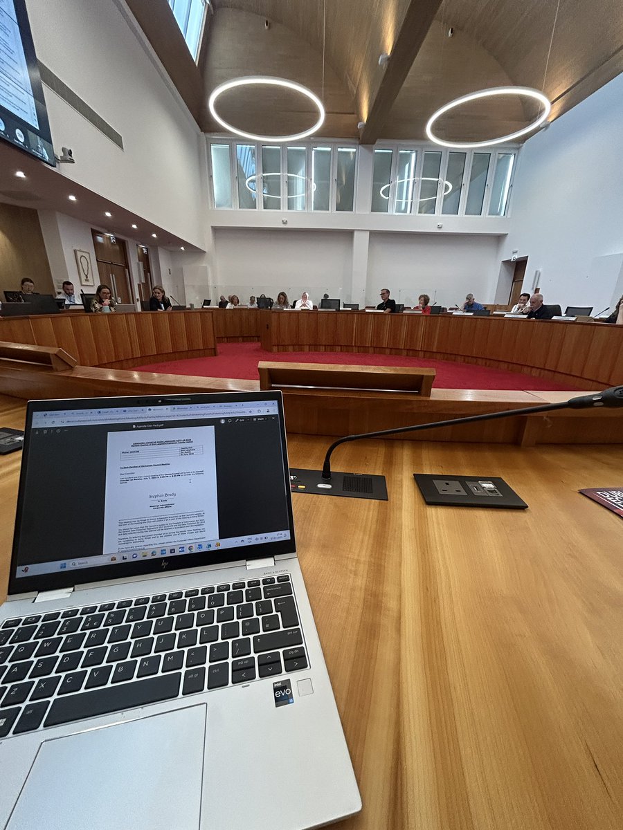Starting our July meeting of the Dún Laoghaire-Rathdown County Council! 📑 

#Local #Politics #Dublin