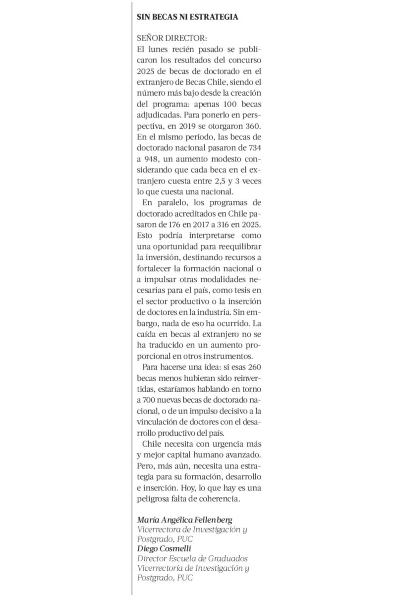 Escuela de Graduados UC tweet media