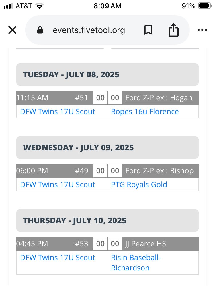 Schedule for the Don Mattingly ‼️