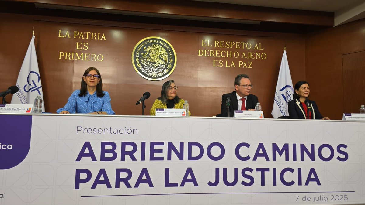 ONU-DH México (@onudhmexico) on Twitter photo 🔴 Participamos en la presentación de la <a href="/defensoriaifdp/">Defensoría Pública Federal</a> "Abriendo caminos para la justicia".
📡 Sigue la transmisión #envivo 👇
x.com/defensoriaifdp… 🔴 Participamos en la presentación de la <a href="/defensoriaifdp/">Defensoría Pública Federal</a> "Abriendo caminos para la justicia".
📡 Sigue la transmisión #envivo 👇
x.com/defensoriaifdp…