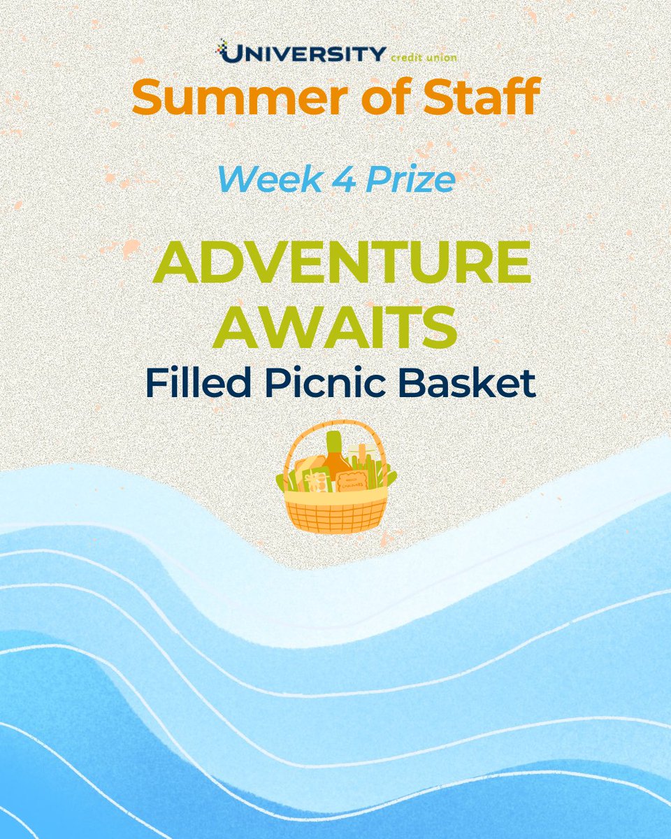 This summer, UCU is showing our appreciation to university staff members with weekly prizes and one grand prize winner on August 1. It’s our way of saying thanks for everything you do.

Check out this week's prize and head to our website to learn how to enter!