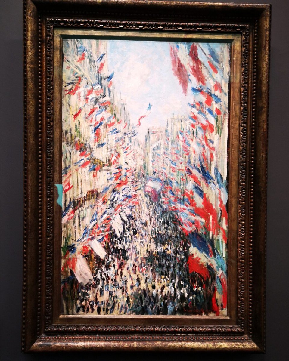 La rue de Montorgueil, fête du 30 juin 1878
Claude Monet
📍 <a href="/MuseeOrsay/">Musée d'Orsay</a>  
#visitparisregion #explorefrance